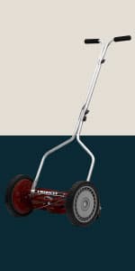 American Lawn Mower Company 1815-18 18-Inch 5-Blade Push Reel Lawn Mower, 18-Inch, 5-Blade, Black