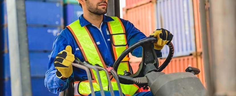 HANDLANDY Men Leather Gardening Gloves, Utility Work Gloves for Mechanics, Construction, Driver, Dexterity Breathable Design