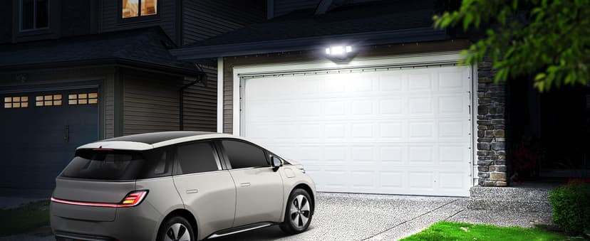 Onforu 55W Smart LED Flood Lights Outdoor, 5500LM, Tunable 2700K-6500K, APP Control, WiFi Alexa Security Lights with Timer & Adjustable 3 Head, IP65 Waterproof for House, Yard, Porch, Garage, Backyard