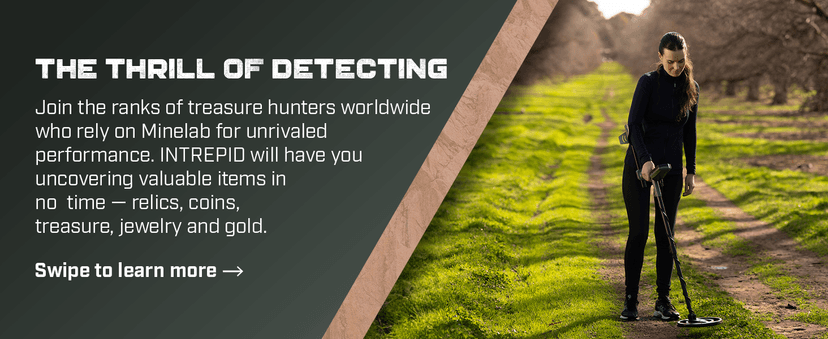 MINELAB X-Terra Intrepid, All-Terrain Professional Pinpointing Metal Detector for Adults with Waterproof Coil, 2 Detect Modes, and Clear Target IDs
