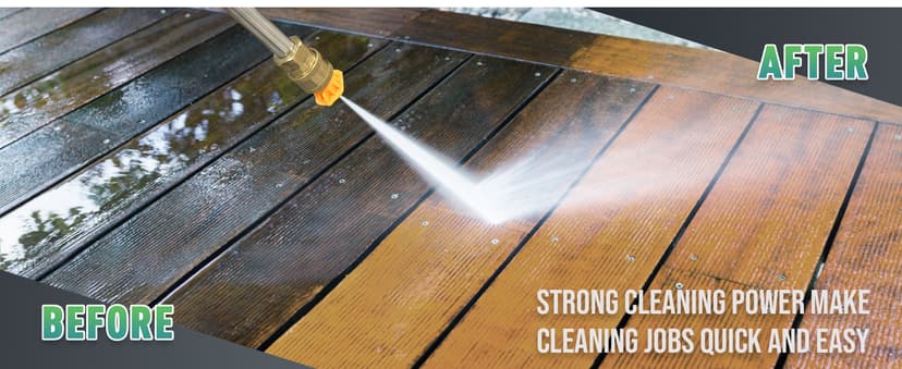 Electric Pressure Washer 5000PSI-Max 3.6GPM Power Washer Touch Screen Adjustable Pressure,4 Nozzles and 500ml Foam Cannon Power Washer Cleaning for Patio Yellow