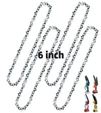 Mini Chainsaw 6 Inch Cordless, Super Handheld Chainsaw with 2x Big Batteries, Electric Mini Chain saw Battery Powered, Small Hand saws for Tree Wood - Garden Yard Time Saving Tool