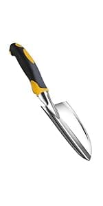 Garden Tool Shovel for Digging Gardening Trowel for Lawn Planting Stainless Steel Spade Wooden Handle Anti Slippery