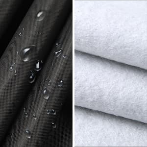 Waterproof Hammock Cover, Sun Rain UV Dust Snow Protection with Windproof Straps & Soft Cotton Lining for 55 inch Spreader Bars