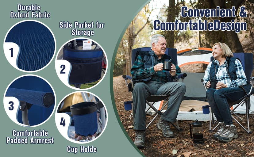 Homcosan Portable Camping Chair