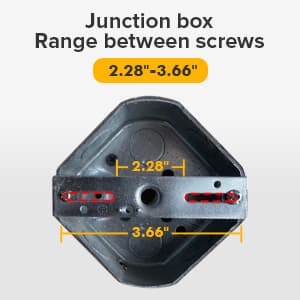 UME 2-Packs 2500 Lumen 32 Watt 28 LED Dual-Head Floodlight Outdoor, Full Metal Design, Waterproof Exterior Security Wall Light 5000K for Patio, Garden, Yard-Black