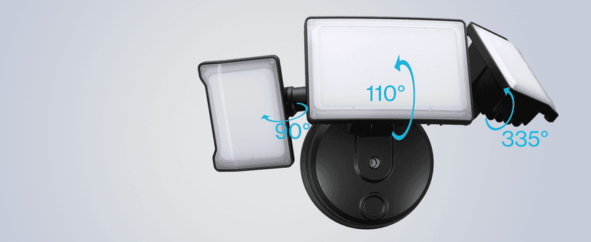 Olafus 60W Flood Lights Outdoor, Switch Controlled 6000LM LED Security Lights, IP65 Waterproof Outside Floodlights, 6500K Exterior Flood Light Fixture Wired for House Yard Porch Eave Black