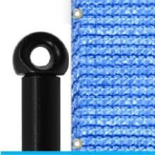 Patio Paradise 10' x 12' Pergola Canopy Replacement Cover Shade Cloth with Grommets Weighted Rods Outdoor Sun Shade Screen UV Block for Gazebo Backyard Deck Porch Balcony, Brown