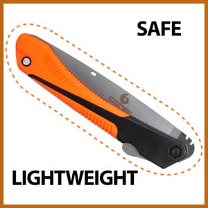Folding Saw, 8 Inch Rugged Blade Hand Saw, Best for Camping, Gardening, Hunting | Cutting Wood, PVC, Bone, Pruning Saw with Ergonomic Non-Slip Handle Design