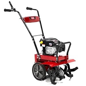Toro Full Size Front Tine Tiller, 163cc Briggs & Stratton 4-Cycle Engine, Adjustable Tilling Width Up to 21", Variable Wheel Settings, Model Number: 58602