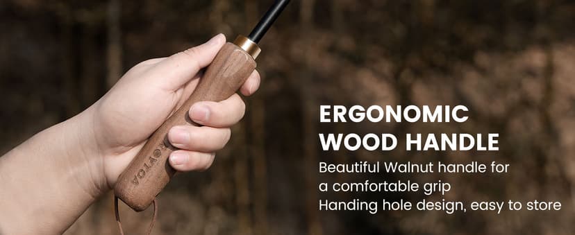 Gardening Tools Hand Rake, Stainless Steel Cultivator for Digging, Aerating Soil, and Weeding, Heavy Duty Garden Tool with Hanging Hole,Gardening Gifts for Women/Men