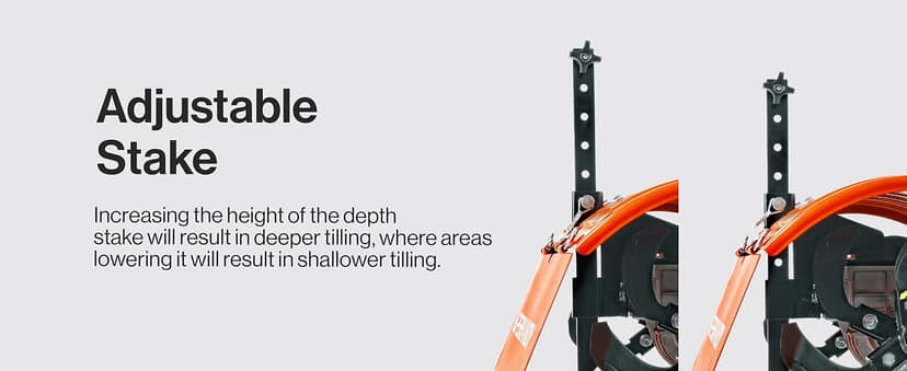 SuperHandy Rear Tine Tiller - 7HP Engine, 16" Width & 12" Depth Cultivator - Garden Soil Prep for Planting & Vegetable Beds