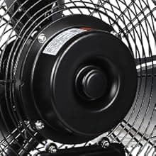 BILT HARD 4300 CFM 18 in. Outdoor Wall Mount Fan, 3-Speed Waterproof Wall Fan Industrial Grade High Velocity Outdoor Fans for Patio, Commercial, Garage, and Gazebo Use- UL Listed Black