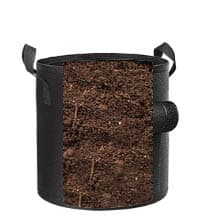 5-Pack 10 Gallon Potato Grow Bags, Garden Planting Bag with Reinforced Handle, Thickened Nonwoven Fabric Pots for Tomato, Vegetable and Fruits