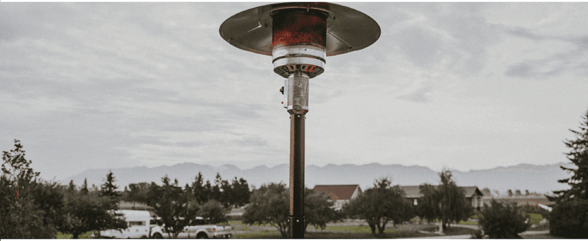 GasOne PH-8000 Outdoor Heaters for Patio – 50,000 BTU Propane Heater Outdoor for Backyard, Terraces, Home Garden – Heavy Duty Gas Powered Outdoor Patio Heater Portable Propane Heater with Wheels