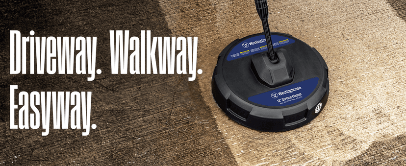 Westinghouse PWSC12 12" Pressure Washer Surface Cleaner Attachment - 2500 Max PSI, 1/4” Connector