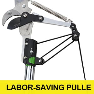 27 Feet Tree Pole Pruner Manual Branches Trimmer Tree Branch Garden Tools Loppers Hand Pole Saws Extendable Height Adustable System for Sawing and Shearing
