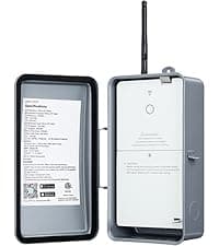 Suraielec Pool Timer, WiFi Smart Pool Pump Timer, 120, 240, 277 VAC, 40 AMP, Outdoor Heavy Duty Metal Casing Pool Control, Wireless Electric Switch Box for Pumps, Water Heater, Spa, Light