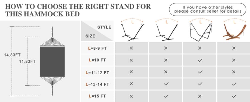 SUNCREAT Double Hammock for 2 Person, Extra Large Outdoor Portable Hammock with Hardwood Spreader Bar, Soft Pillow, 475 lbs Capacity, Gray Green