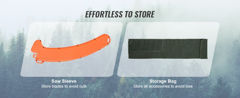 VEVOR Manual Pole Saw, 7.3-27 ft Extendable Tree Pruner, Sharp Steel Blade High Branches Trimming, Manual Branch Trimmer with Lightweight 8 Fiberglass Handles, for Pruning Palms and Shrubs