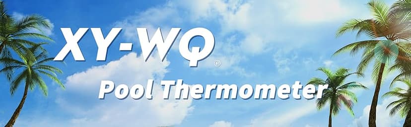 XY-WQ Floating Pool Thermometer, Large Size Easy Read for Water Temperature with String for Outdoor and Indoor Swimming Pools and Spas (Puffer)