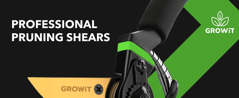 Ultra Sharp Japanese Steel Pruning Shears - Cuts 3X Easier, Weak Hand Arthritis Clippers, Rust-Resistant Titanium Coated Pruner, Effortlessly Cuts 3/4 Inch