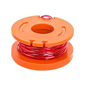 YMHB Trimmer Spool Line for Worx,12 Pack WA0010 Edger Spools Replacement for Worx, Trimmer Line Refills 0.065 inch for Worx, Suitable for Worx String Trimmers(10 Grass Trimmer Line, 2 Trimmer Cap)