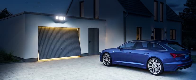 Onforu 100W Smart LED Security Flood Lights Outdoor, 9000LM Brightness Adjustable, WiFi Alexa Flood Light APP Control Tunable 2700K-6500K, Exterior Floodlight with 3 Adjustable Heads for Yard Garage