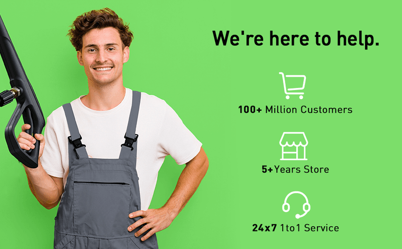 Electric Pressure Washer, 26 FT Hose Pressure Cleaner 2030 PSI with 4 Nozzles Tips,Surface Cleaning with Upgraded Swivel Joint for Car/Fences/Patios/Daily Needed (Mint Green)