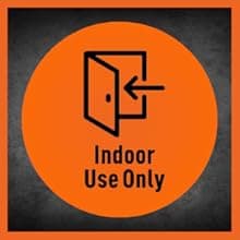 Comfort Zone Electric Portable Utility Space Heater with Adjustable Thermostat, Overheat Protection, & Tip-Over Switch, 1500W, CZ799BK