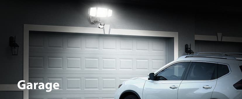 Onforu 65W LED Security Lights Motion Sensor Light Outdoor, 6500LM, 6500K, IP65 Waterproof, Flood Light Outdoor Motion Detector with Adjustable 3 Head, Hardwired Wall Light for Entryway, Yard, Garage