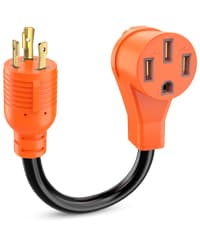 Nilight 50 Amp 50FT Generator Extension Cord 250V Heavy Duty 6/3+8/1 Gauge Pure Copper STW Wire ETL Listed 4 Prong 14-50P SS2-50R&CS6364 50F/50M Cable Suit for RV Home Use