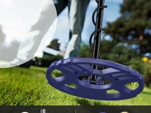 Metal Detector for Adults Waterproof-Professional Higher Accuracy Gold Detector with LCD Display,5 Mode,Advanced DSP Chip 12" Coil(Purple)