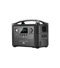 EF ECOFLOW Portable Power Station RIVER 2 with 45W Solar Panel, 256Wh LiFePO4 Battery/ 1 Hour Fast Charging, Up to 600W Output, Solar Generator for Outdoor Camping/RVs/Home Use