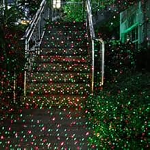 Christmas Laser Lights, Outdoor Garden Laser Lights Projector with Moving RGB Waterproof for Christmas Holiday