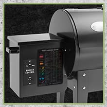 Meat Temperature Magnet & BBQ Smoker Guide - Pellet Grill Accessories - Wood, Time, & Temp - Grilling Gifts for Men