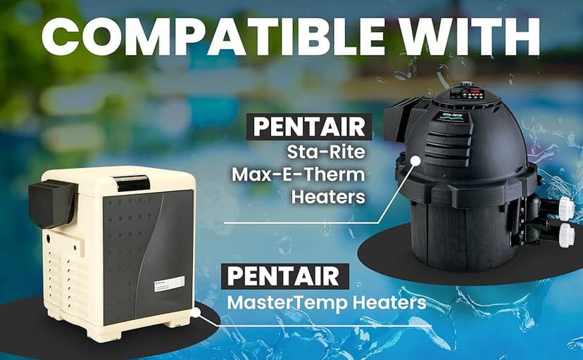 Pentair 42002-0025S Replacement 140F Automatic Gas Shutoff (AGS) Switch | Design for Pool & Spa Heater | Easy Installation Pool Maintenance Kit & Accessories | 18-Month Warranty & USA Support