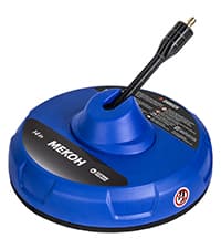 14” Electric Pressure Washer Surface Cleaner Attachment, 2500 PSI Universal Power Washer Accessories for Driveway Sidewalk Deck Patio Concrete Cleaning, 1/4" Quick-Connect, Dual Rotary Nozzles