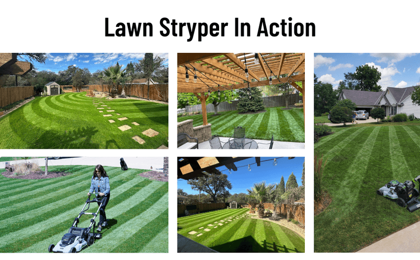 Lawn Stryper- Generation 3 Lawn Striping System/Stripe Your Lawn Like A Ballpark/ONLY Works with Honda 20"-22" Residential Walk-Behind Lawn Mowers