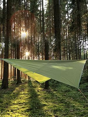 Unigear Hammock Rain Fly Waterproof Tent Tarp, UV Protection and PU 3000mm Waterproof, Lightweight for Camping, Backpacking and Outdoor Adventure