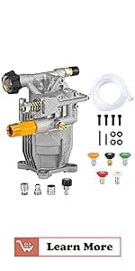 Tool Daily Foam Cannon with 1/4 Inch Quick Connector, 1 Liter, 5 Pressure Washer Nozzle Tips