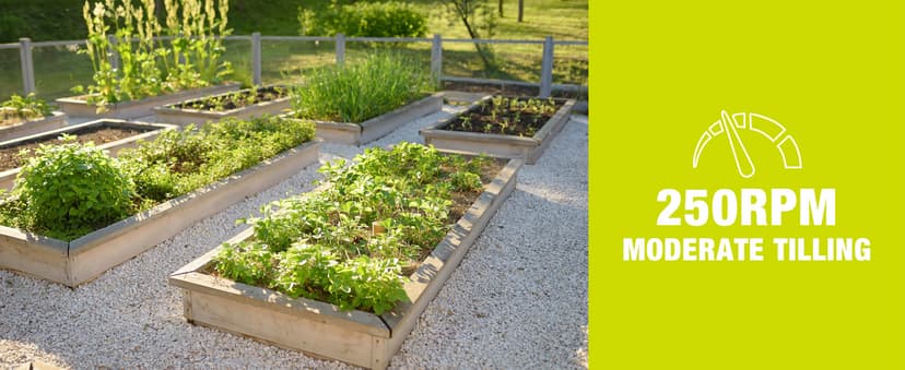 SnapFresh Cordless Tiller Cultivator, 20V Electric Garden Tiller with 4.0AH Battery and Fast Charger, 300 PRM Battery Powered Rototiller, 9" Width 6.6" Depth, 3 Speed Handheld Tiller with Steel Tines