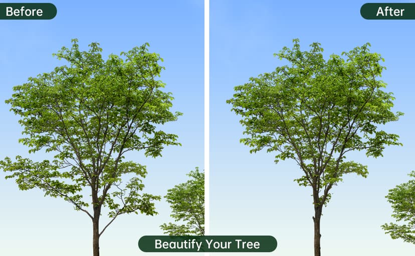 30 FT Manual Pole Saw for Tree Trimming, Extendable Tree Pruner with Sharp Steel Blade and Scissors for High Branches, Sturdy Design Ideal for Pruning Palms and Shrubs