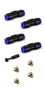 lifeegrn Misting Cooling System, Outdoor Misting System for Patio, 40 FT Misting Line+10 Mist Nozzles+3/4" Brass Adapter,Outdoor Mister System for Patio Garden Trampoline Greenhouse