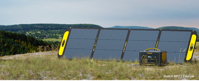 VTOMAN Jump 1500X Portable Power Station 1500W (3000W Peak), 828Wh LiFePO4 (LFP) Battery Powered Generator with Expandable Capacity, 3x Pure Sine Wave 1500W AC Outlets, 2xPD 100W, 3x Regulated 12V DC