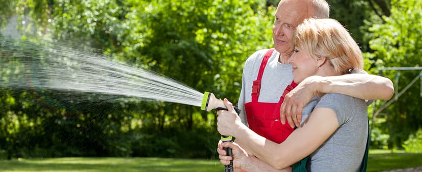 Garden Hose 50 ft, Stainless Steel Water Hose with 10 Function Nozzle Flexible, Heavy Duty, Lightweight, No-Kink, Pet Proof, Puncture Proof Hose Metal for Yard, Outdoor