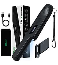 Metal Detector Pinpointer Chargeable - Waterproof Hand-held Metal Detectors Wand with One-Key Interference Elimination, Superhet-Tec Pin Pointer Metal Detector Accessories for Adults&Kids