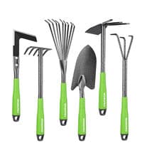 WORKPRO 6 Pairs Garden Gloves, Work Glove with Eco Latex Palm Coated, Working Gloves for Weeding, Digging, Raking and Pruning(L)