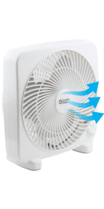 Comfort Zone 16" Quiet 3-Speed Wall Mount Fan with Remote Control, Timer and Adjustable Tilt, Ideal for Home, Bedroom, Gym & Office, CZ16WR