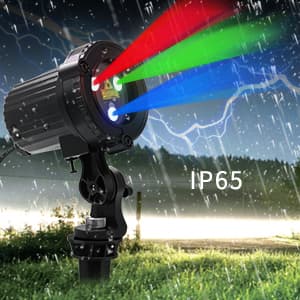 Christmas Laser Lights, Outdoor Garden Laser Lights Projector with Moving RGB Waterproof for Christmas Holiday